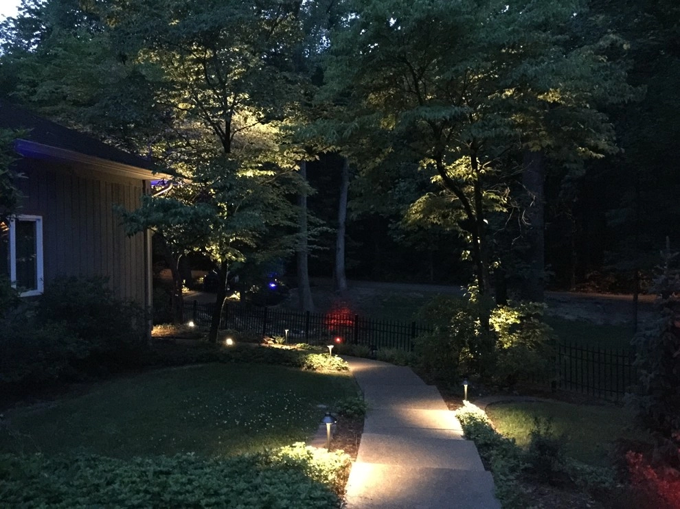 Colored LED lighting by VIVID Landscape & Lighting - Photo 6