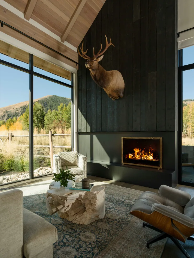 Charred Cedar Technique by Farmer Payne Architects - Sun Valley - Photo 3