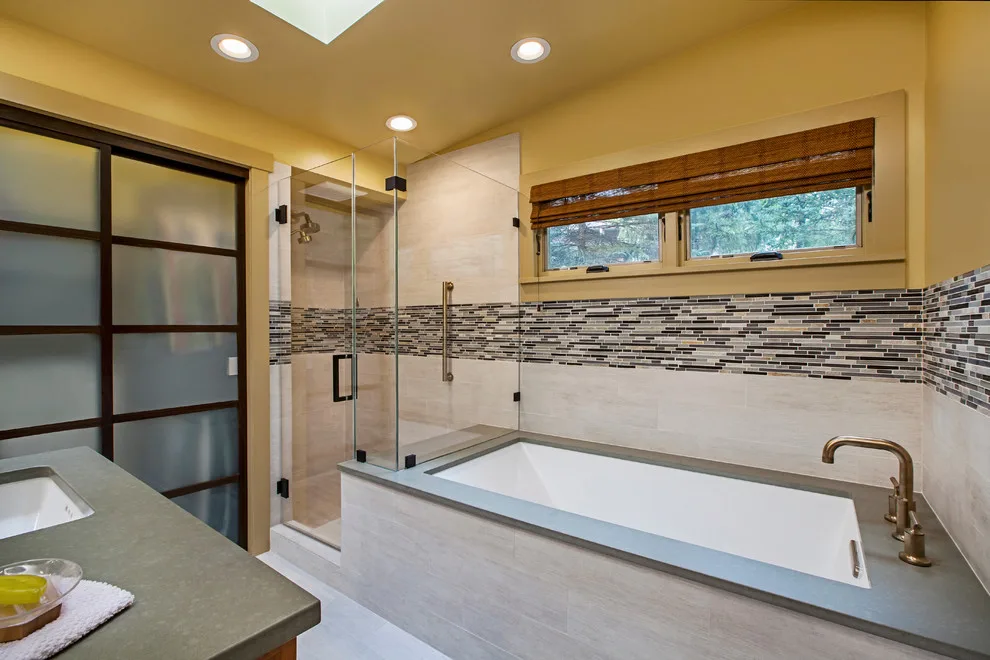 Roomy Primary Bathroom by Angelini And Associates Architects - Photo 2