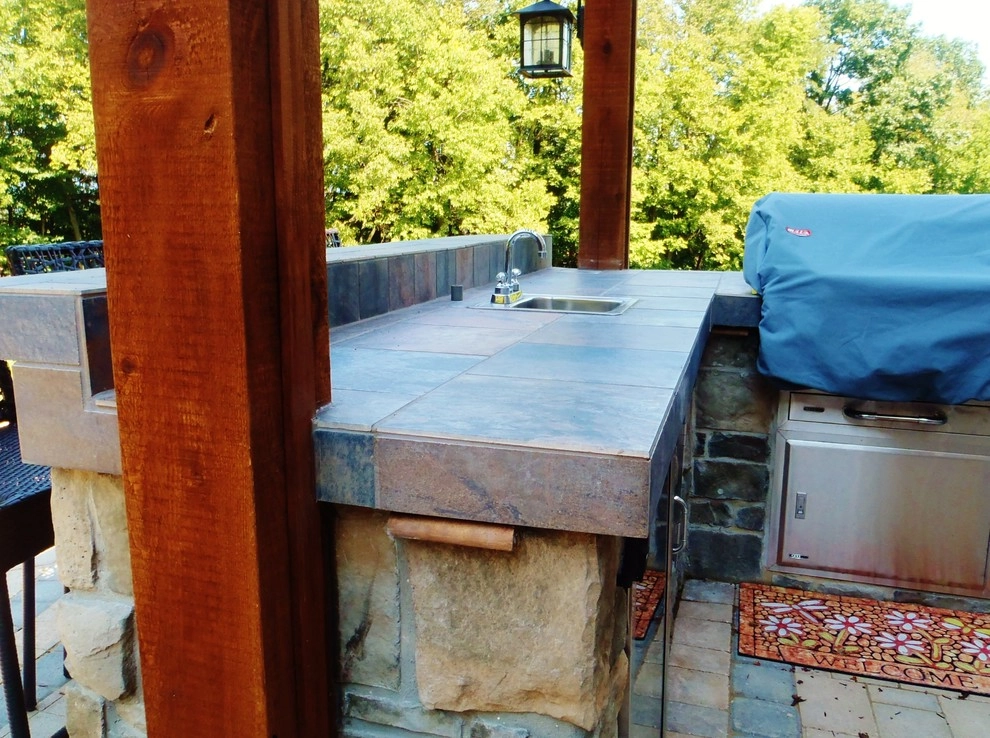 Outdoor Kitchen by Weavers Landscape Company - Photo 7