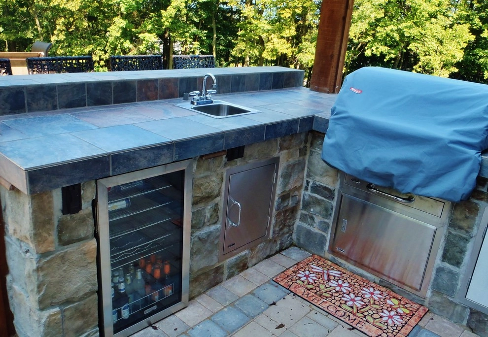Outdoor Kitchen by Weavers Landscape Company - Photo 4