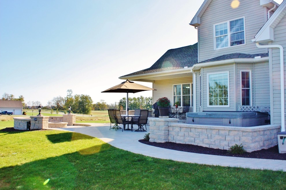 Outdoor Entertainment Areas by Weavers Landscape Company - Photo 6