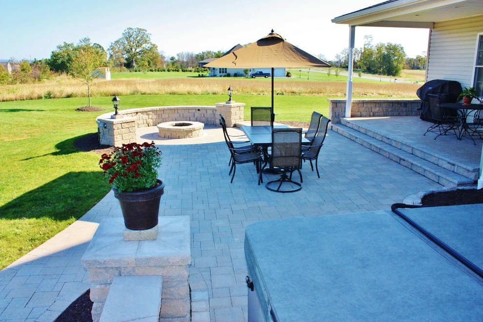 Outdoor Entertainment Areas by Weavers Landscape Company - Photo 9