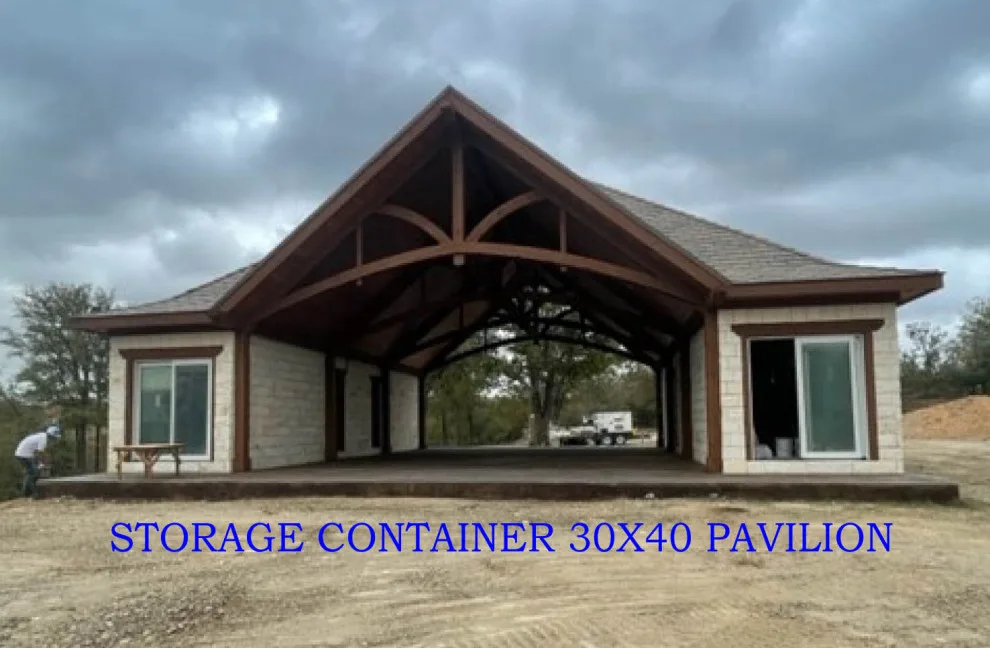Storage Container Pavilion by O'Brien Custom Home Designs - Photo 3