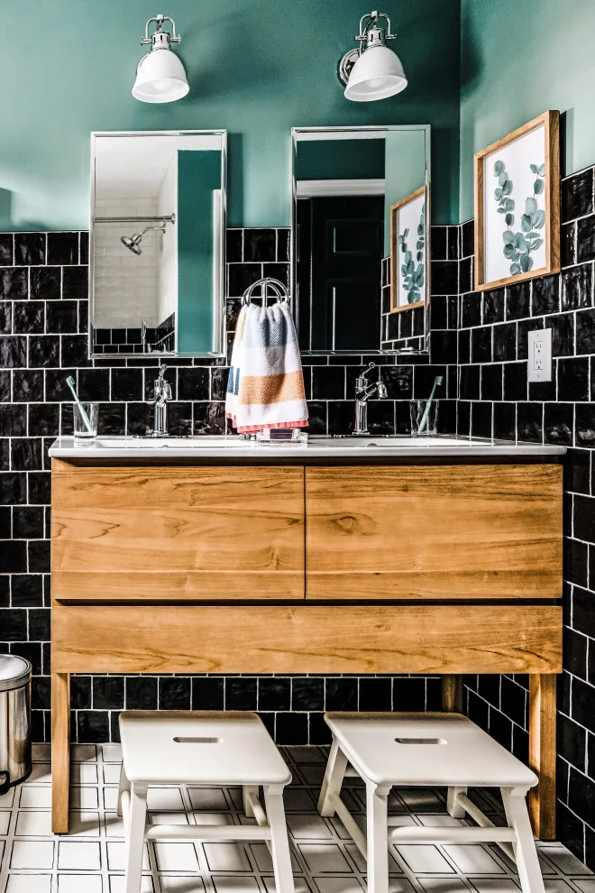 Chic Children's Bathroom by Rockledge Design + Architecture - Photo 3
