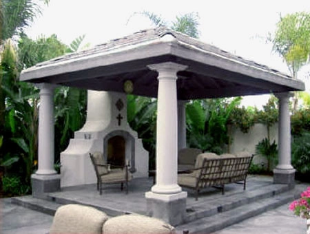 Outdoor Living Space with Kitchen and BBQ by Ocean Blue Pools And Landscaping - Photo 9