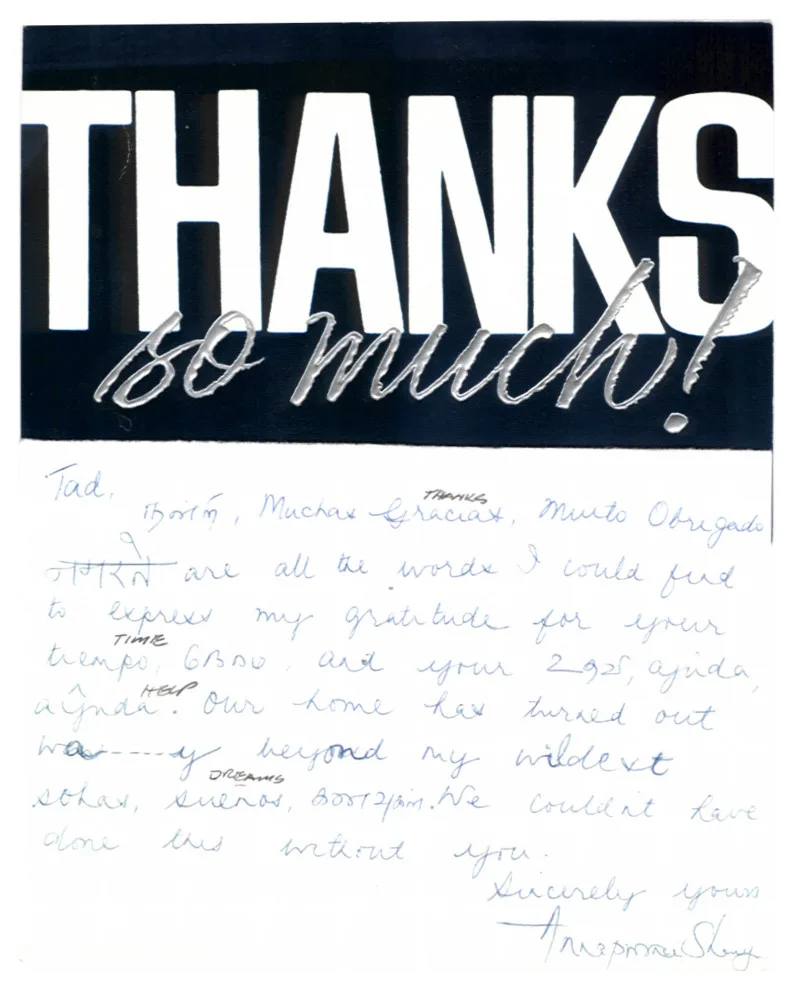 Expressions of Gratitude by T.G. I. Vaughn, Architect - Photo 3