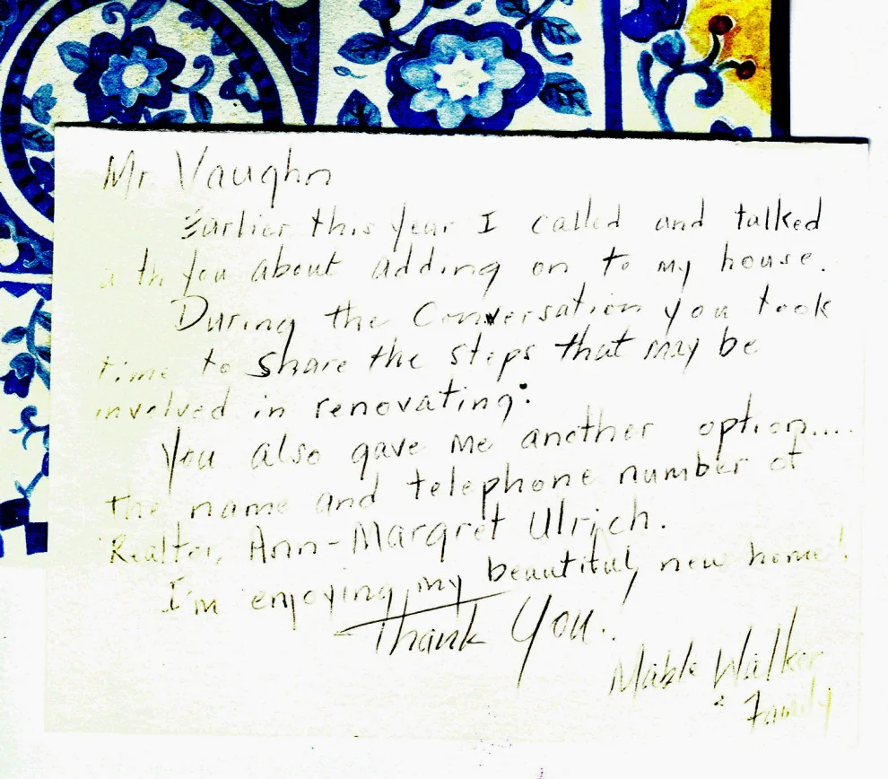 Expressions of Gratitude by T.G. I. Vaughn, Architect - Photo 22