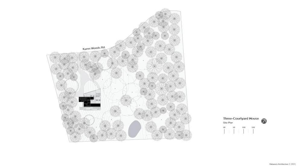 Tri-Courtyard Residence by Habanero Architecture, PLLC - Photo 2