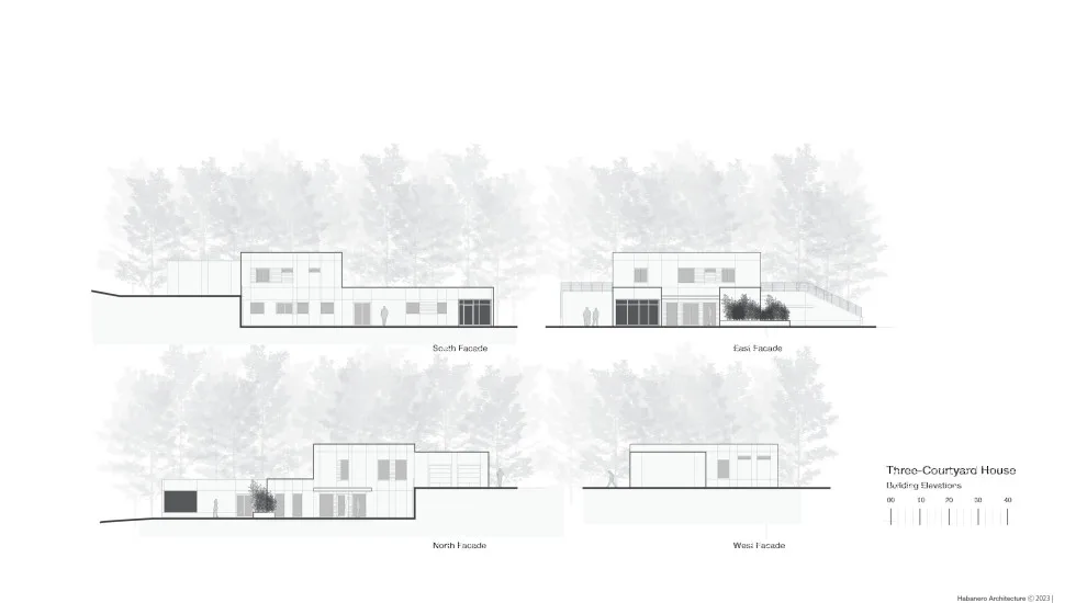 Tri-Courtyard Residence by Habanero Architecture, PLLC - Photo 19