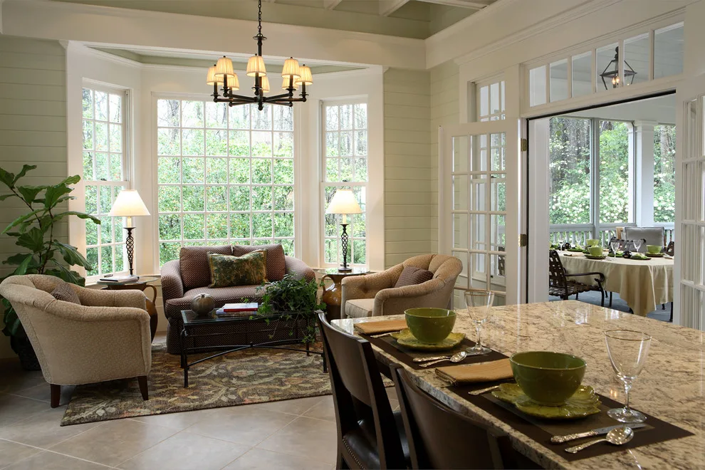 Classic Kitchen and Enclosed Porch by Blue Oak Architecture - Photo 5