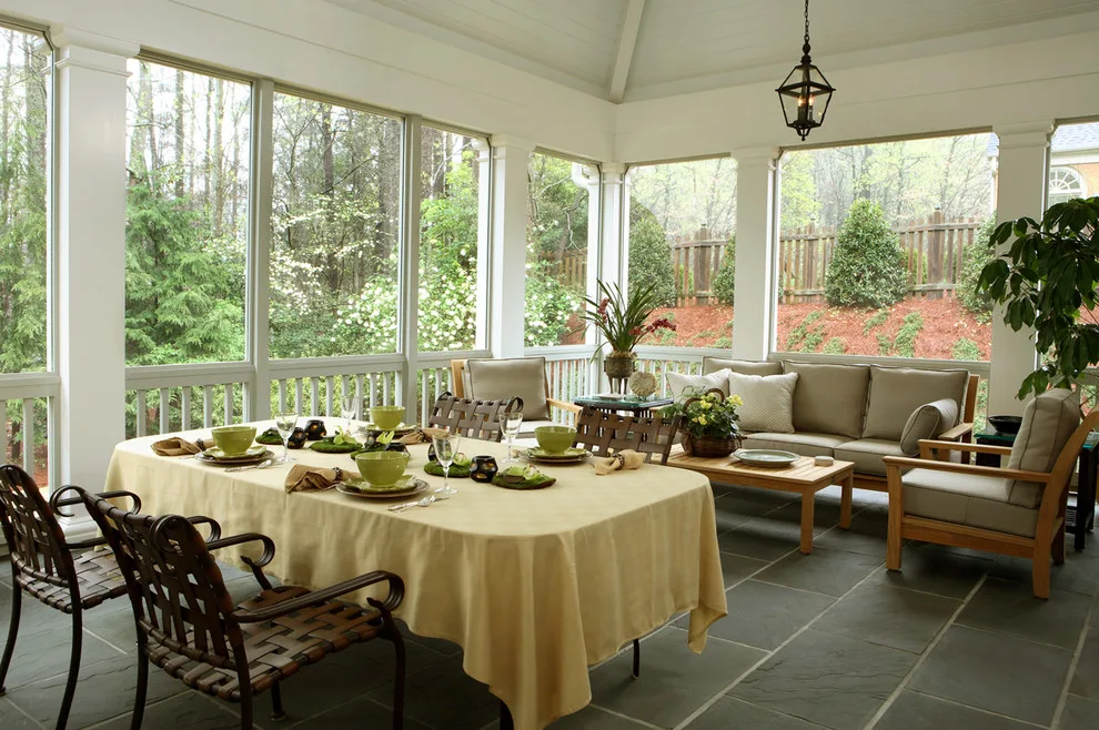 Classic Kitchen and Enclosed Porch by Blue Oak Architecture - Photo 2