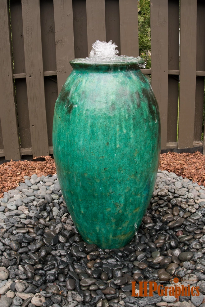 Vase Water Feature & Garden Wall by Winland's Complete Landscaping Service - Photo 7