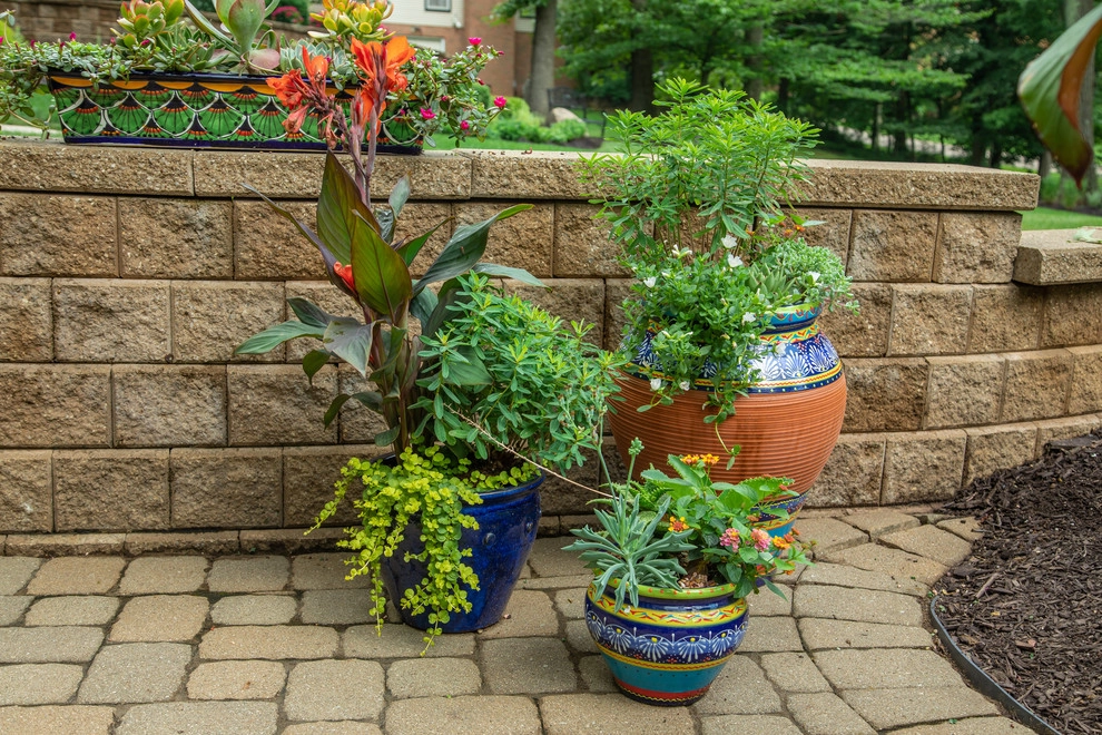 Traditional Home & Colorful Containers by Winland's Complete Landscaping Service - Photo 8