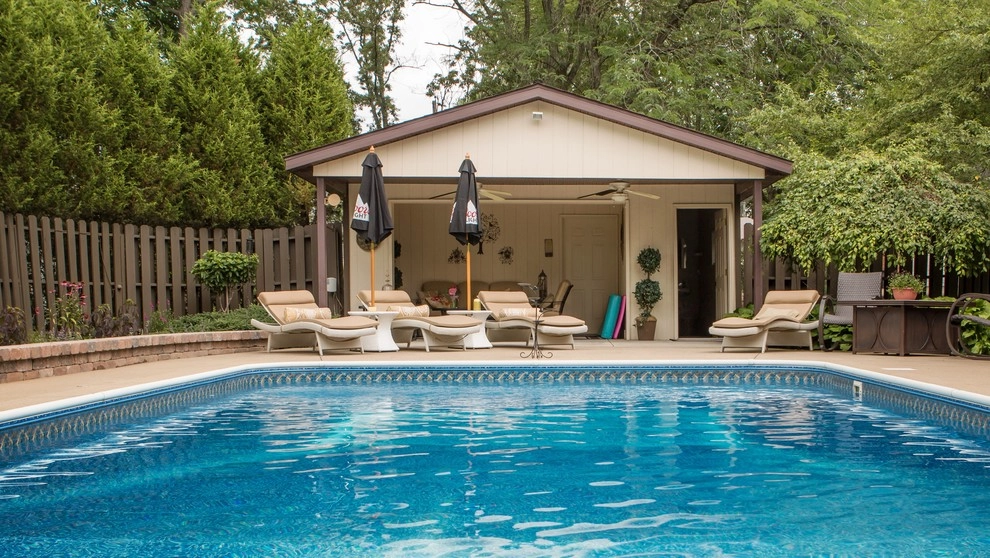 Natural Stone Pool & Wall by Winland's Complete Landscaping Service - Photo 3