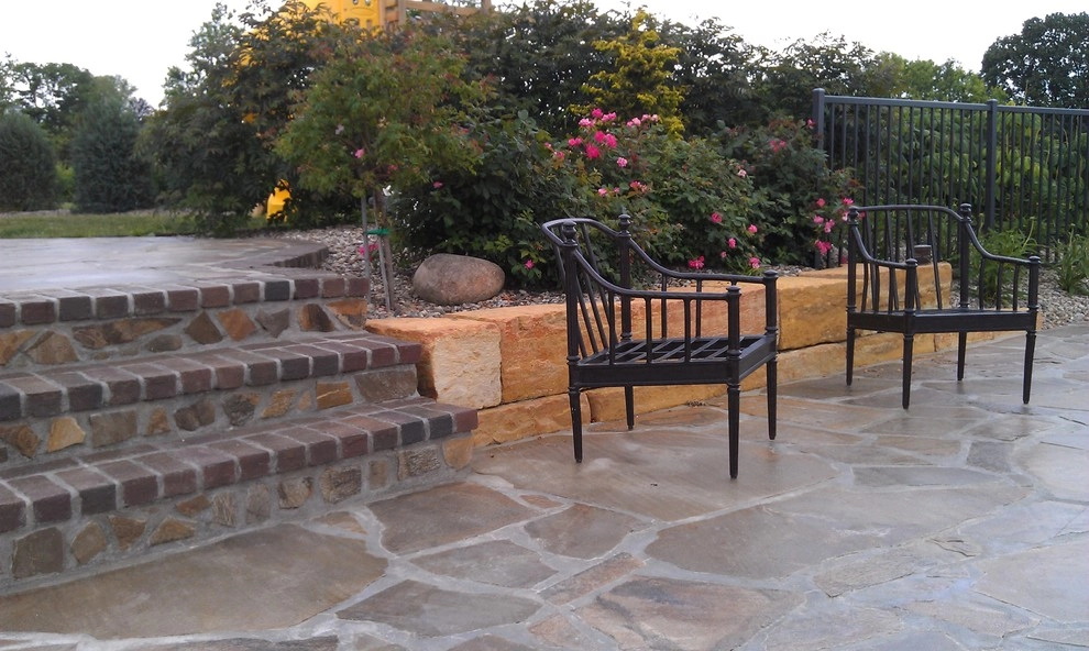 Natural Stone Pool & Wall by Winland's Complete Landscaping Service - Photo 6