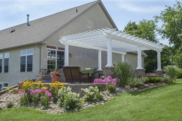 Classy Pergola with Paver Patio by Winland's Complete Landscaping Service - Photo 5