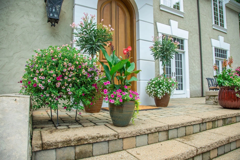 Traditional Home & Colorful Containers by Winland's Complete Landscaping Service - Photo 24
