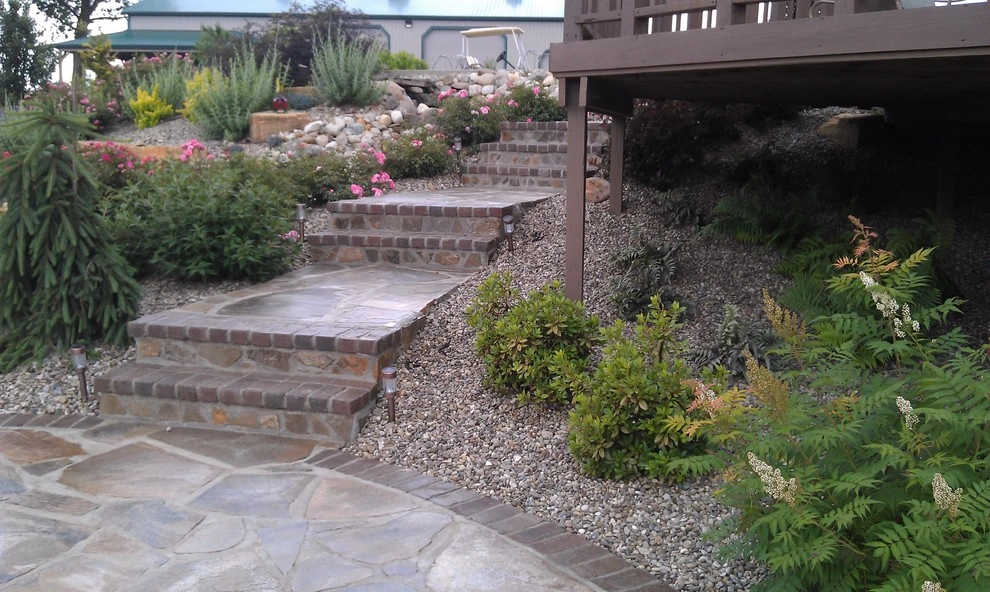 Natural Stone Pool & Wall by Winland's Complete Landscaping Service - Photo 5