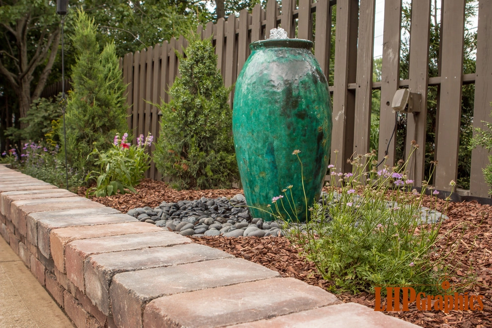 Vase Water Feature & Garden Wall by Winland's Complete Landscaping Service - Photo 3