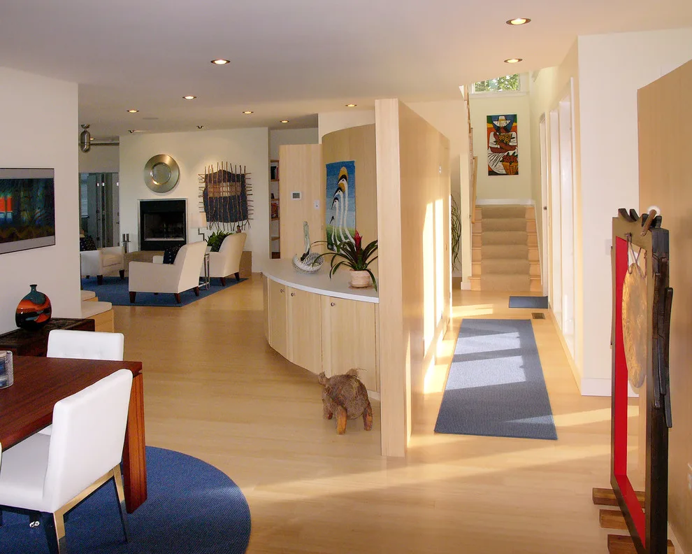 Danish Modern Interior with Vernacular Exterior Residence by David D. Quillin Architecture - Photo 6
