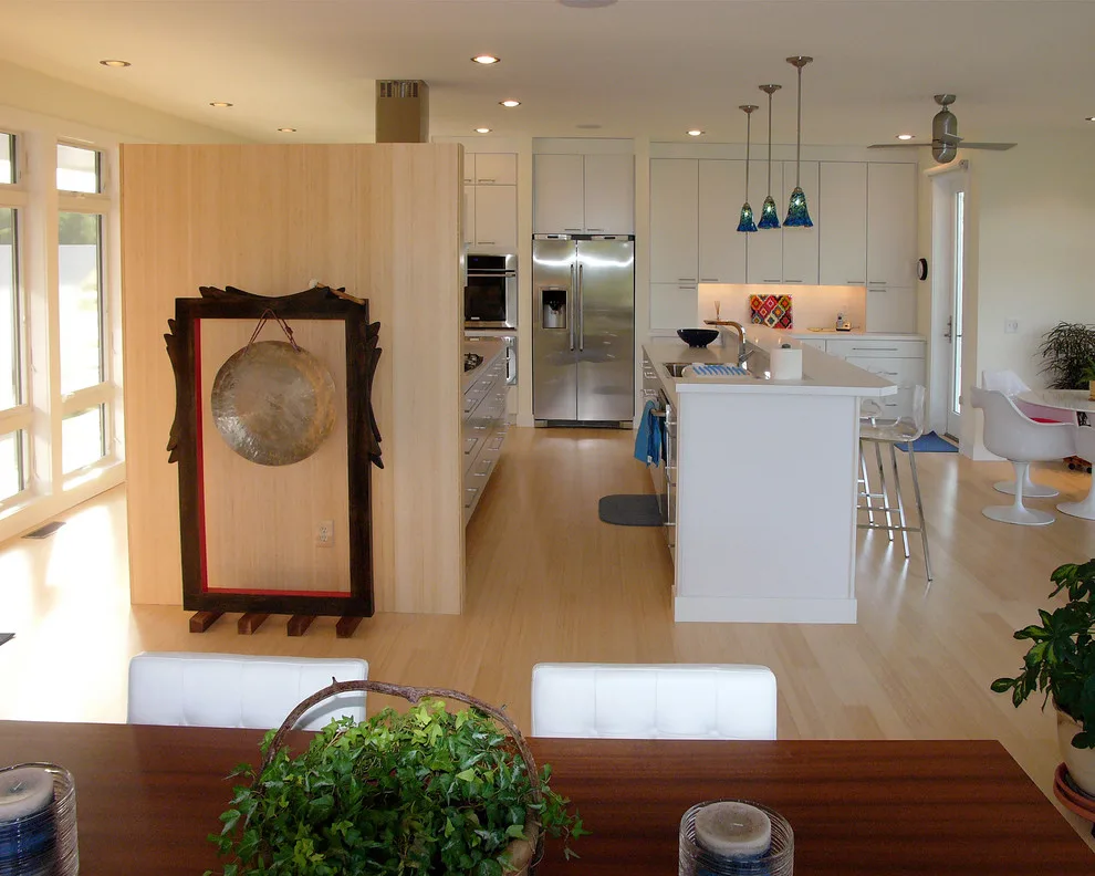 Danish Modern Interior with Vernacular Exterior Residence by David D. Quillin Architecture - Photo 7
