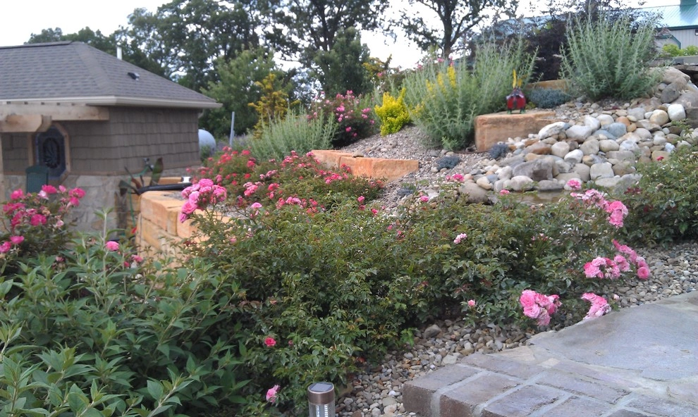 Natural Stone Pool & Wall by Winland's Complete Landscaping Service - Photo 4