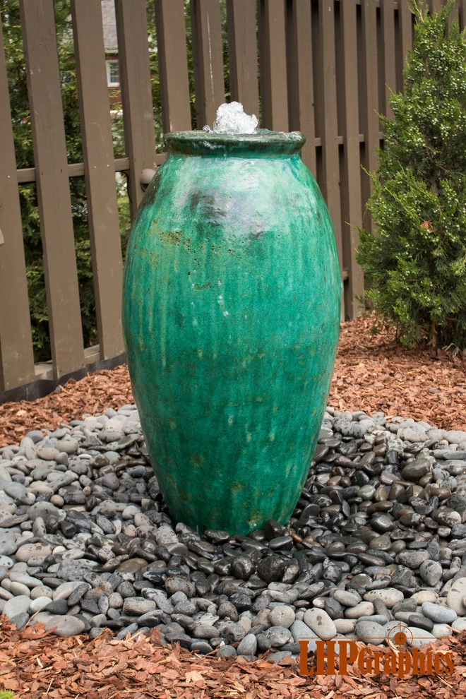 Vase Water Feature & Garden Wall by Winland's Complete Landscaping Service - Photo 4