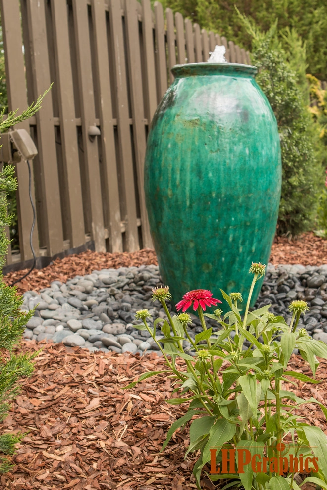 Vase Water Feature & Garden Wall by Winland's Complete Landscaping Service - Photo 2