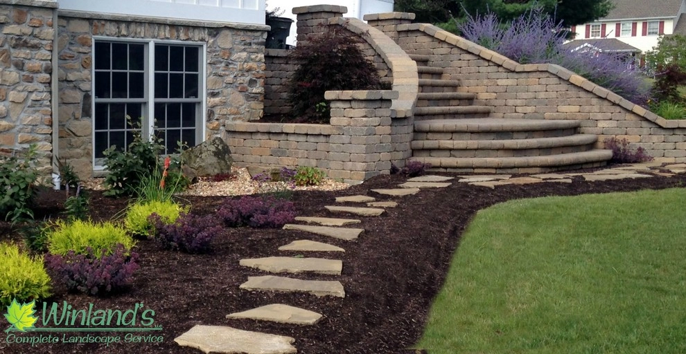 Craftsman Home with perennial gardens by Winland's Complete Landscaping Service - Photo 19