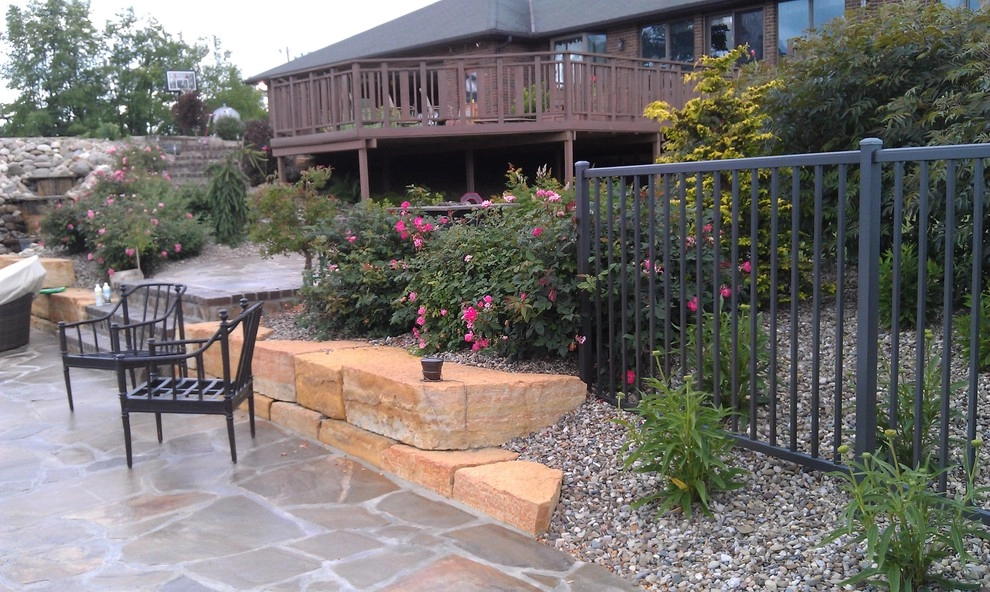 Natural Stone Pool & Wall by Winland's Complete Landscaping Service - Photo 14