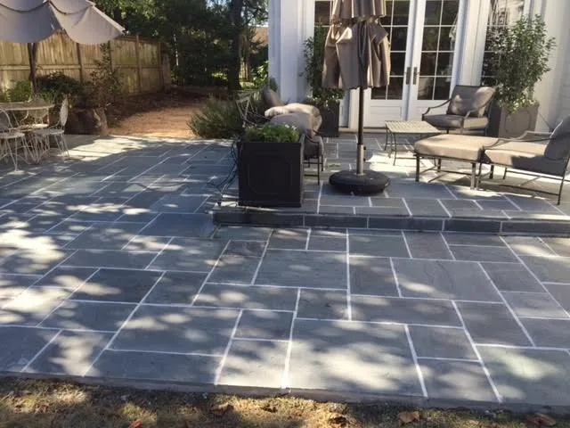 Stone Terrace and Pathway by Brick Restoration - Photo 2