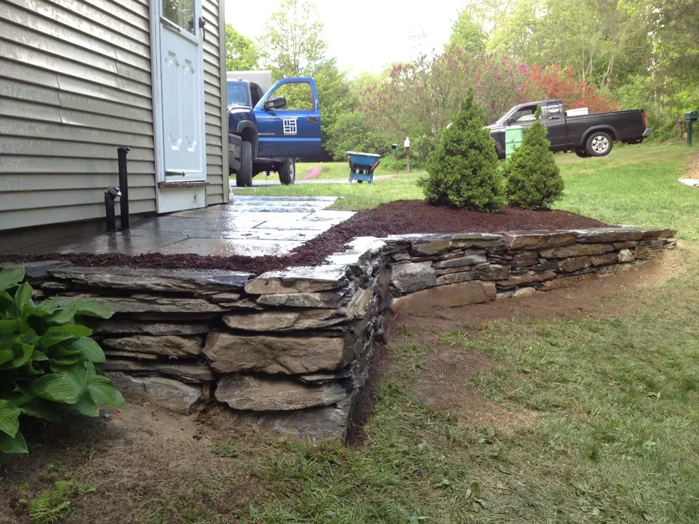 Compact Stone Barrier with Pathway by Maple Creek Landworks LLC - Photo 2