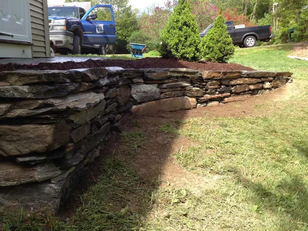 Compact Stone Barrier with Pathway by Maple Creek Landworks LLC - Photo 3