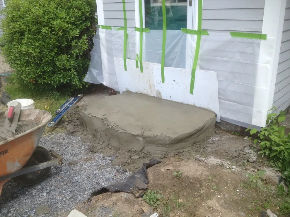 Decorative Step Installation for Small Walkway Expansion by Maple Creek Landworks LLC - Photo 3