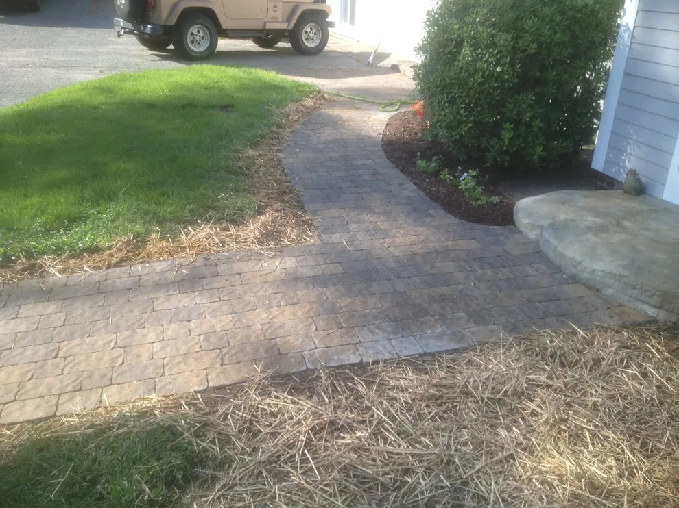 Decorative Step Installation for Small Walkway Expansion by Maple Creek Landworks LLC - Photo 8