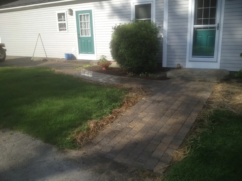 Decorative Step Installation for Small Walkway Expansion by Maple Creek Landworks LLC - Photo 6