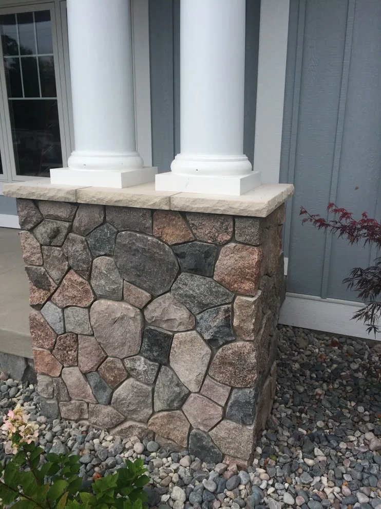 Divided stone house façade by Martell Custom Stone LLC - Photo 6