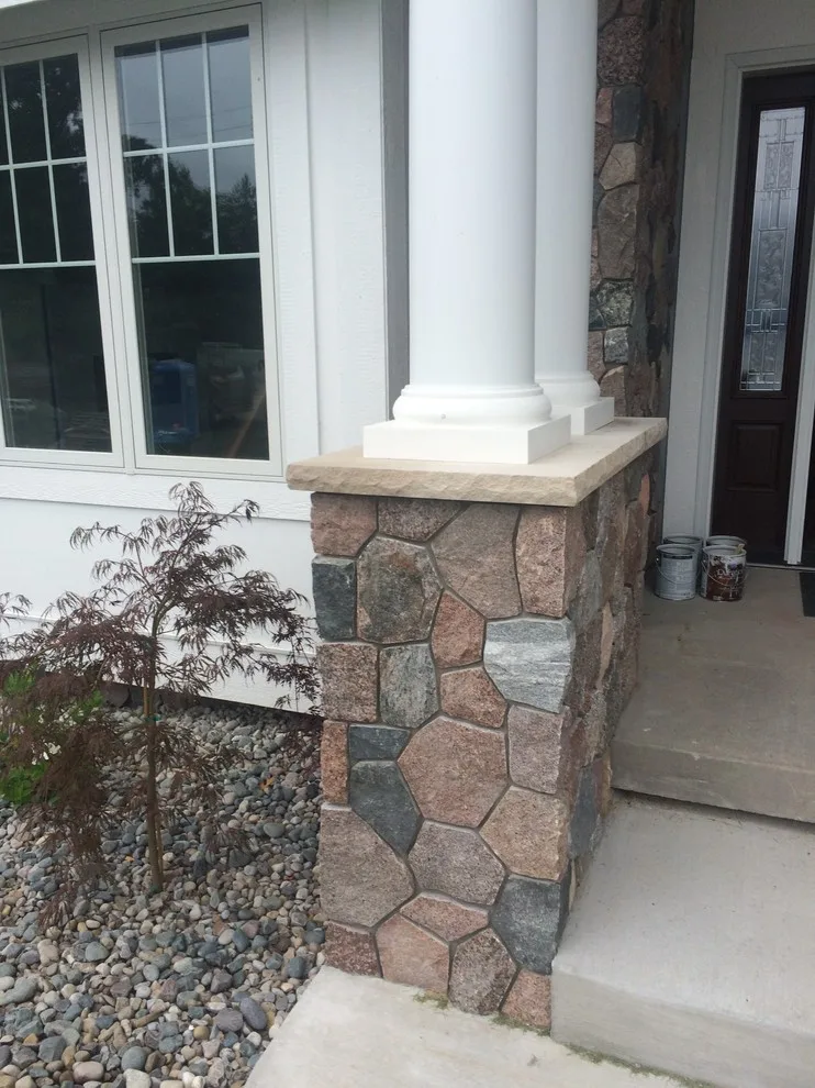 Divided stone house façade by Martell Custom Stone LLC - Photo 9