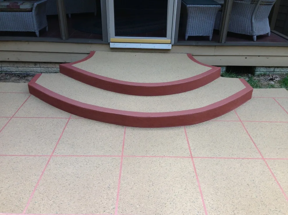 Expansive Paved Tile Design with Spray Finish by Elite Concrete Design - Photo 2