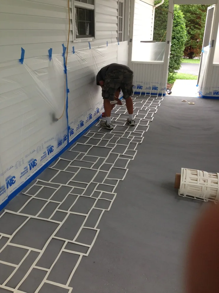Slate Stencil Spray Texture by Ashlar by Elite Concrete Design - Photo 4