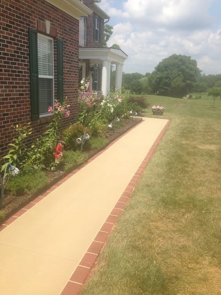 Paved Pathways with Spray Texture Edging by Elite Concrete Design - Photo 2