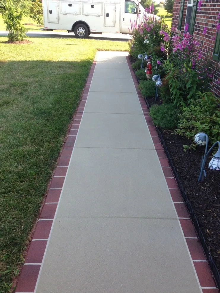Paved Pathways with Spray Texture Edging by Elite Concrete Design - Photo 4