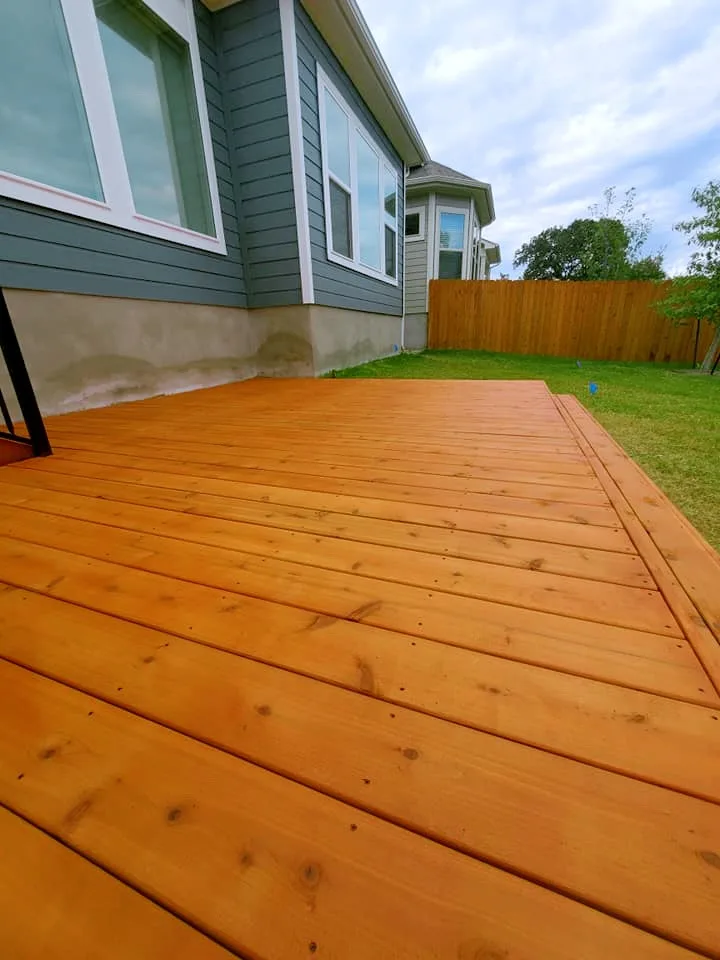 Transparent Natural Cedar Stained Deck by BioScapes LLC - Photo 4