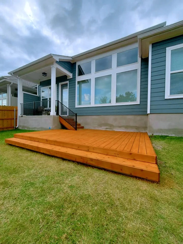 Transparent Natural Cedar Stained Deck by BioScapes LLC - Photo 3
