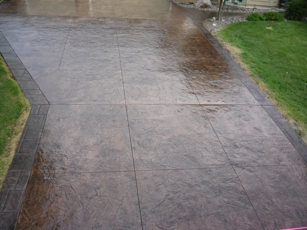 Decorative and Colored Stamped Concrete Driveways by Cipala Decorative Concrete Inc - Photo 19