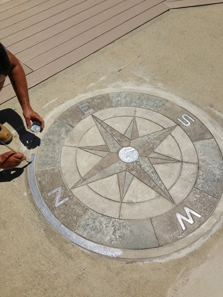 Engraved Directional Star by Elite Concrete Design - Photo 13