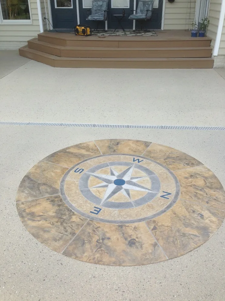 Engraved Directional Star by Elite Concrete Design - Photo 9