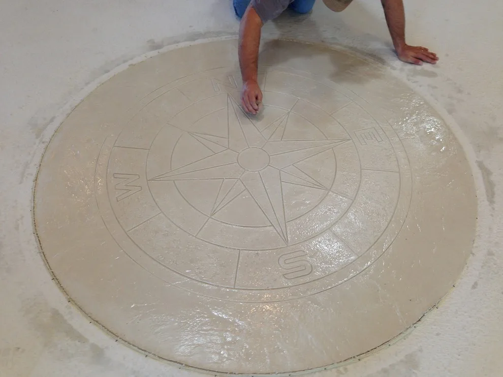 Engraved Directional Star by Elite Concrete Design - Photo 6