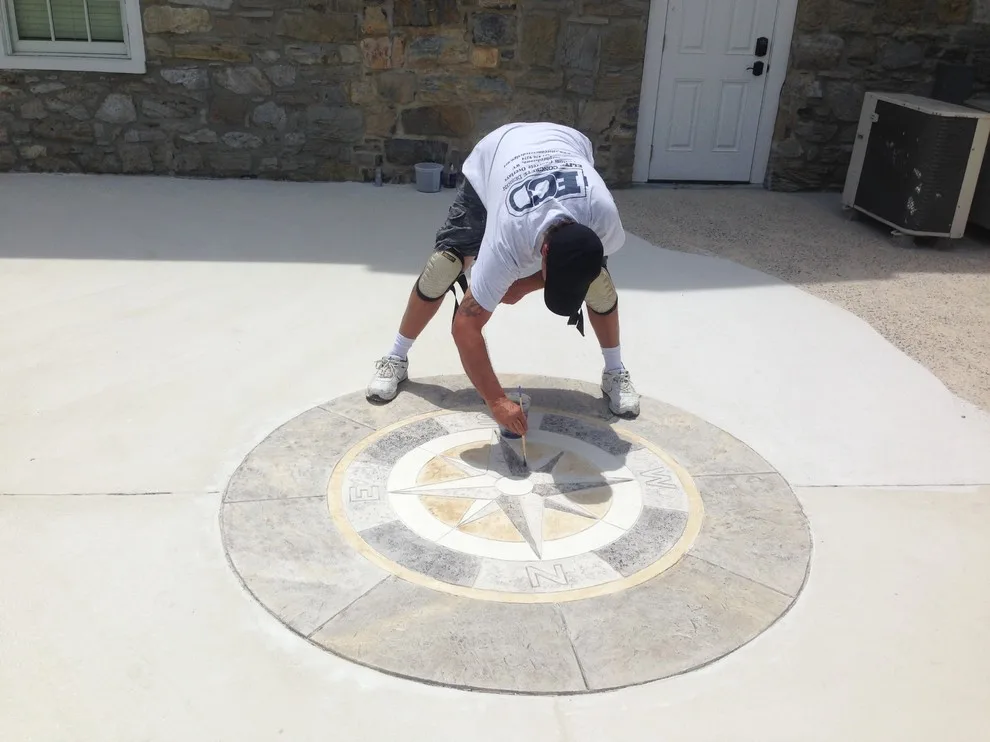 Engraved Directional Star by Elite Concrete Design - Photo 2